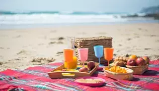 Pique-niquer à la plage